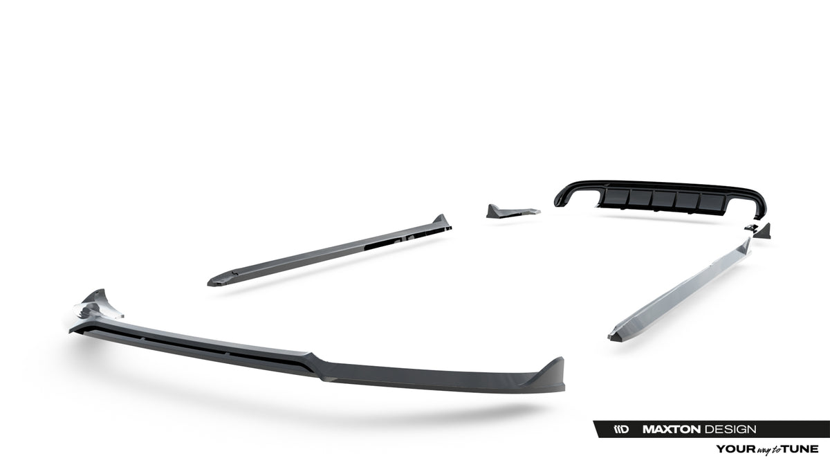 Set of Splitters suitable for Audi S4 Sedan B8