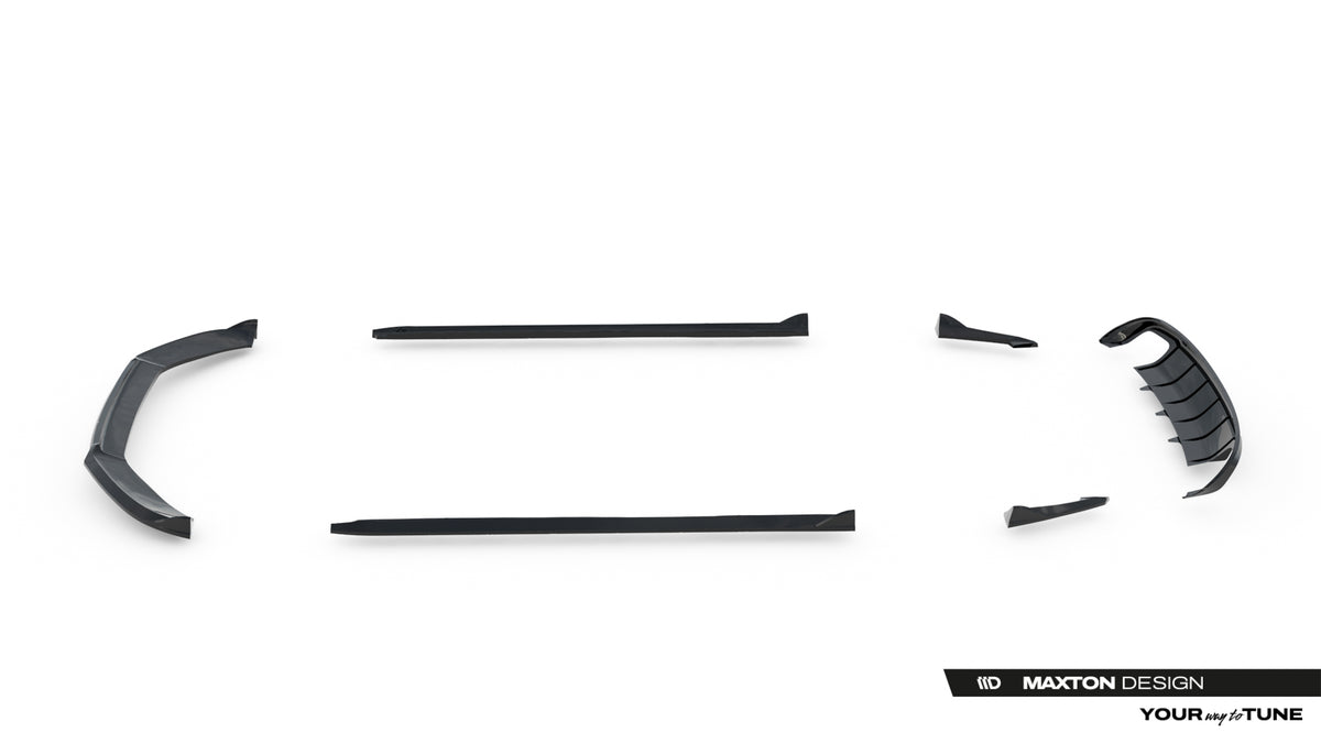 Set of Splitters suitable for Audi S4 Sedan B8