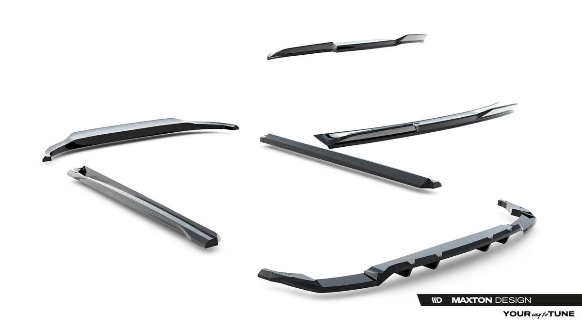 Set of Splitters suitable for Audi SQ8 / Q8 S-Line Mk1 Facelift