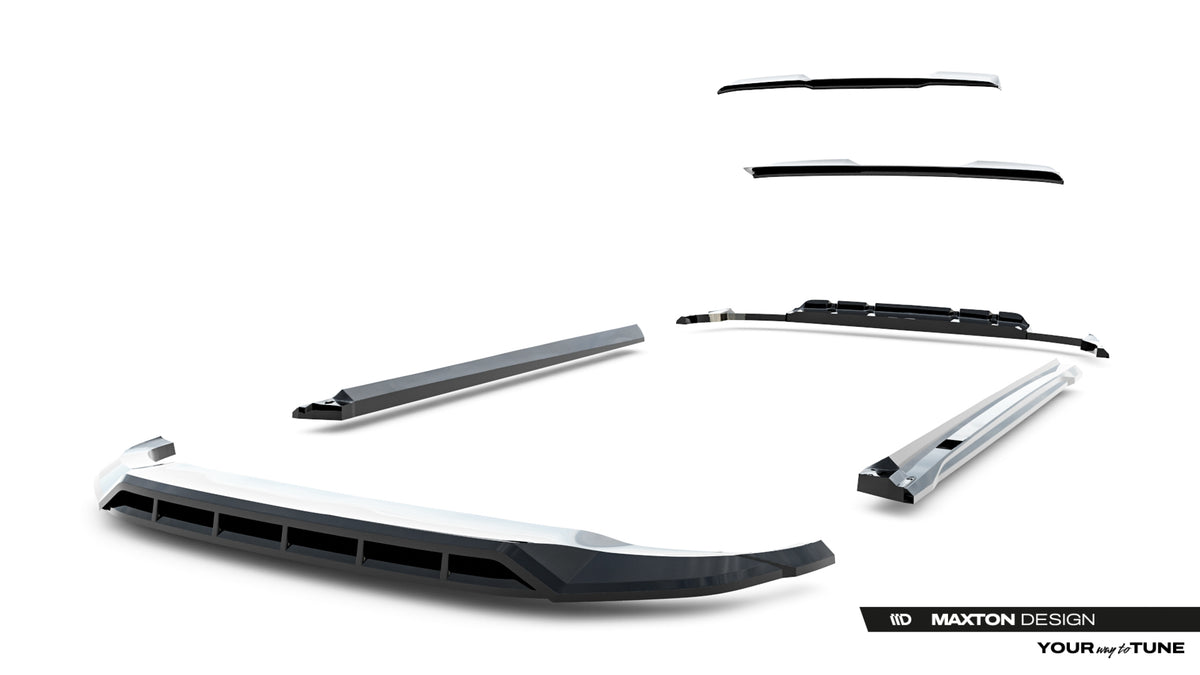 Set of Splitters suitable for Audi SQ8 / Q8 S-Line Mk1 Facelift