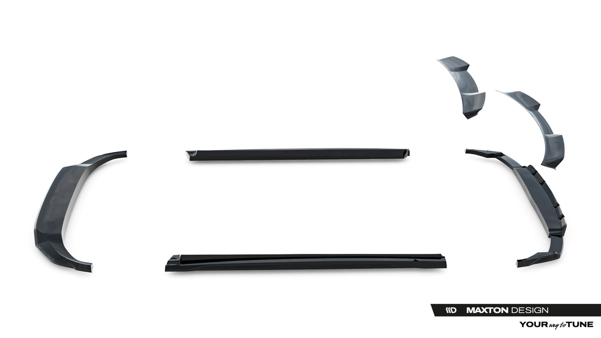 Set of Splitters suitable for Audi SQ8 / Q8 S-Line Mk1 Facelift