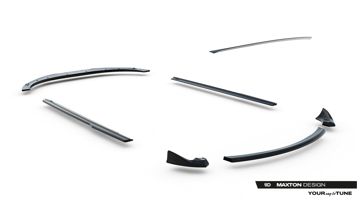 Set of Splitters suitable for Audi TT S-Line 8J Facelift