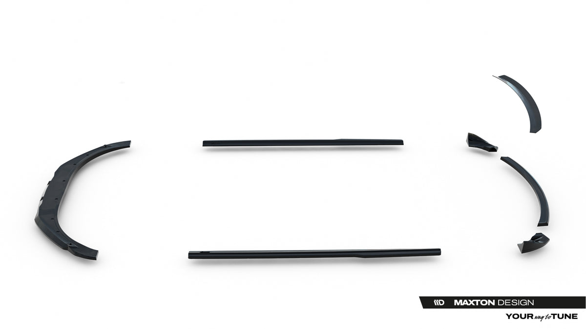 Set of Splitters suitable for Audi TT S-Line 8J Facelift