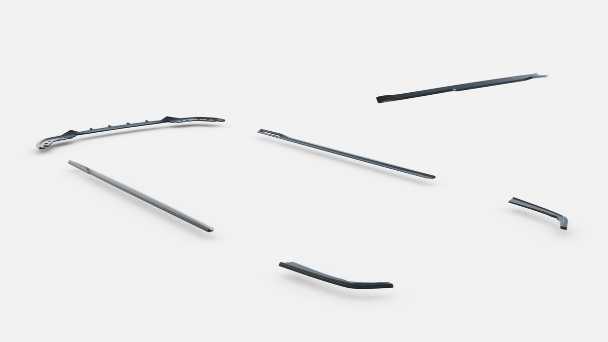 Set of Splitters suitable for BMW 3 M-Pack Touring G21