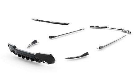 Set of Splitters suitable for BMW 4 M-Pack Coupe G22 / G22 Facelift