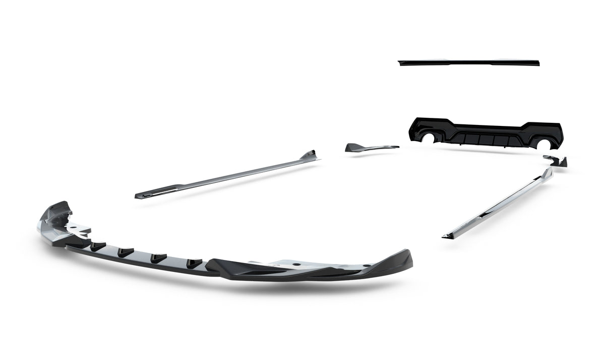 Set of Splitters suitable for BMW 4 M-Pack Coupe G22 / G22 Facelift