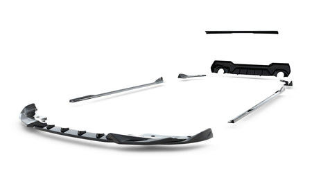 Set of Splitters suitable for BMW 4 M-Pack Coupe G22 / G22 Facelift