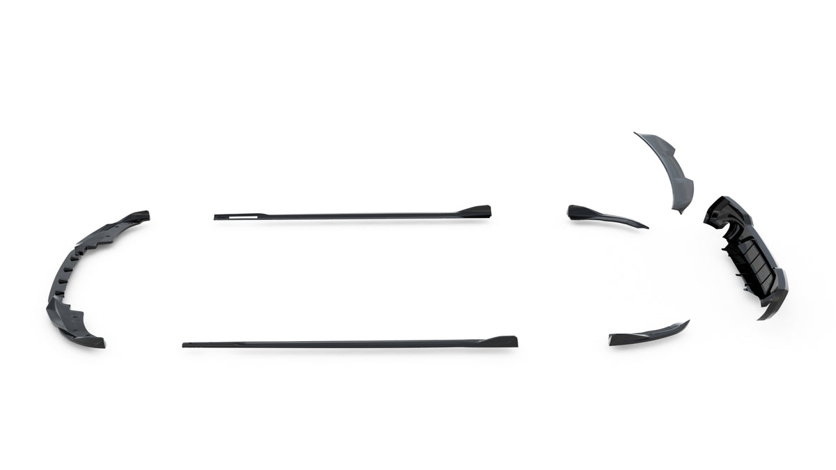 Set of Splitters suitable for BMW 4 M-Pack Coupe G22 / G22 Facelift