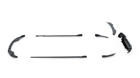 Set of Splitters suitable for BMW 4 M-Pack Coupe G22 / G22 Facelift