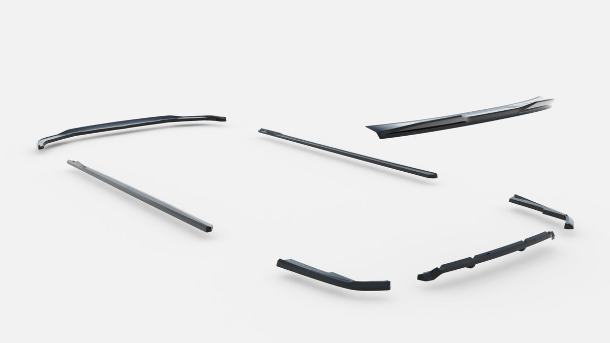 Set of Splitters suitable for BMW M340i Sedan G20  Facelift