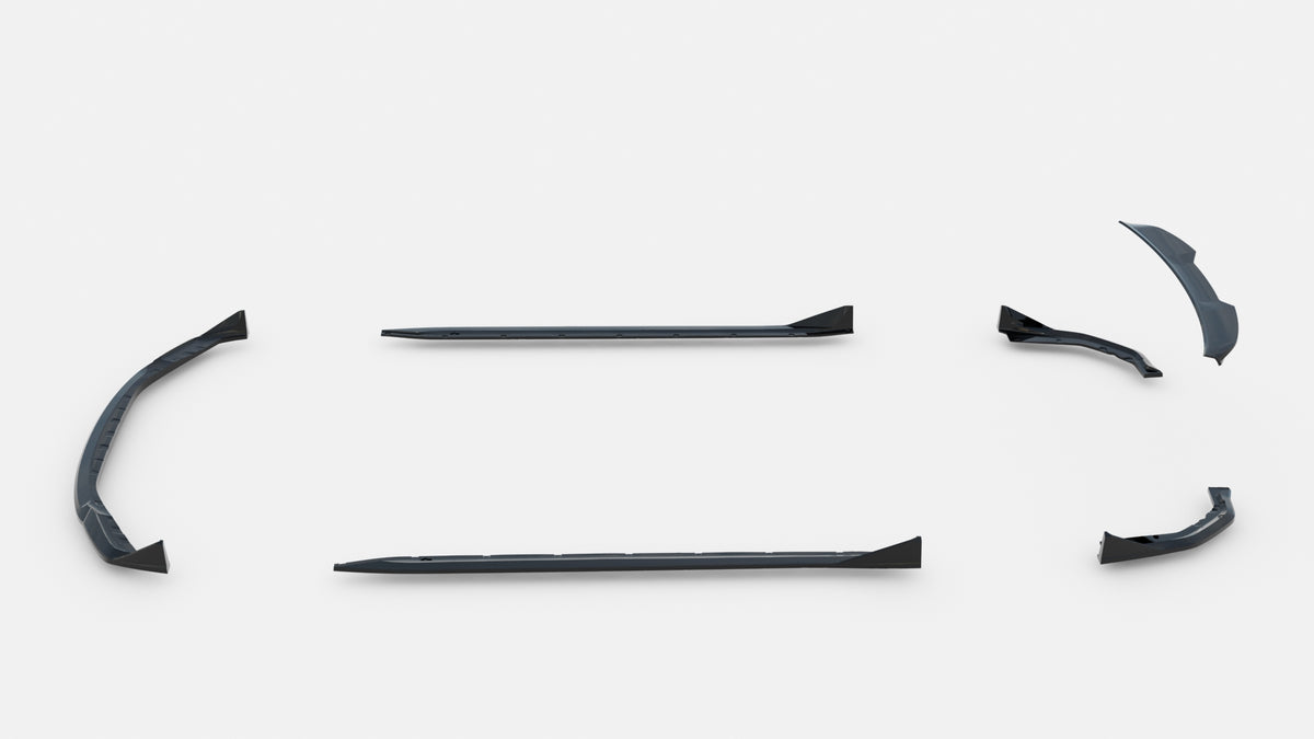 Set of Splitters suitable for BMW M4 Coupe G82 / G82 Facelift