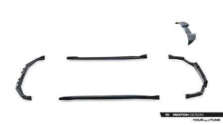 Set of Splitters suitable for BMW X5 M F95 Facelift