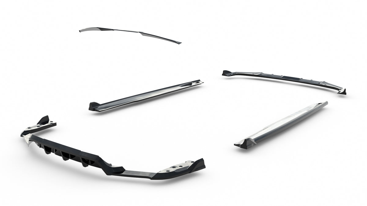 Set of Splitters suitable for BMW X6 M F96 Facelift