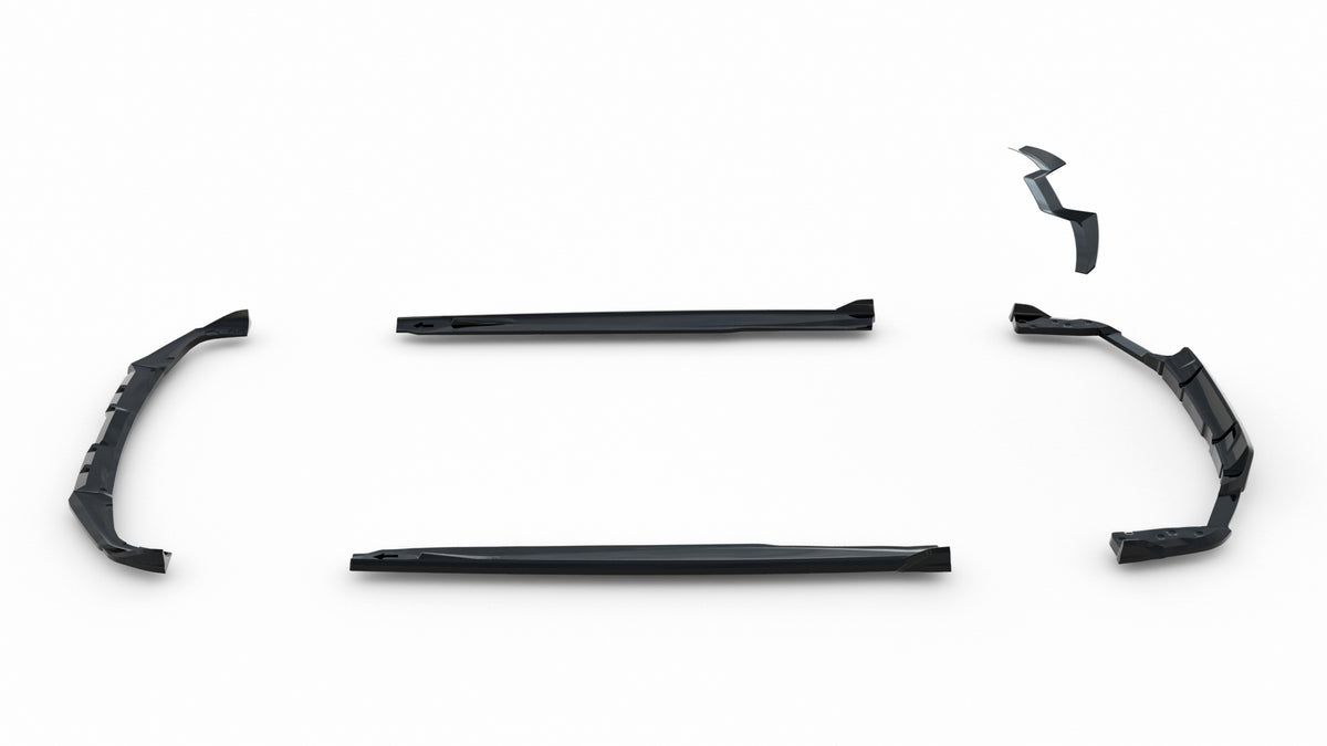 Set of Splitters suitable for BMW X6 M F96 Facelift