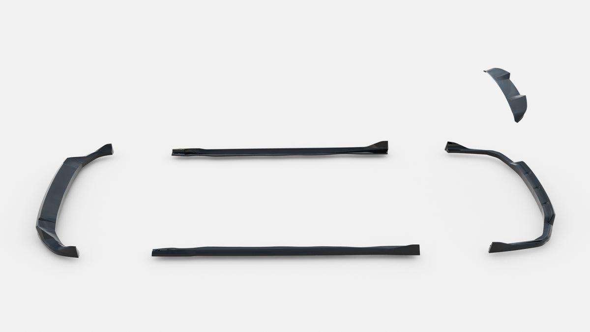 Set of Splitters suitable for BMW X7 M-Pack G07 Facelift