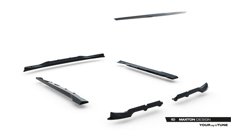 Set of Splitters suitable for Brabus Smart Fortwo C451 Facelift