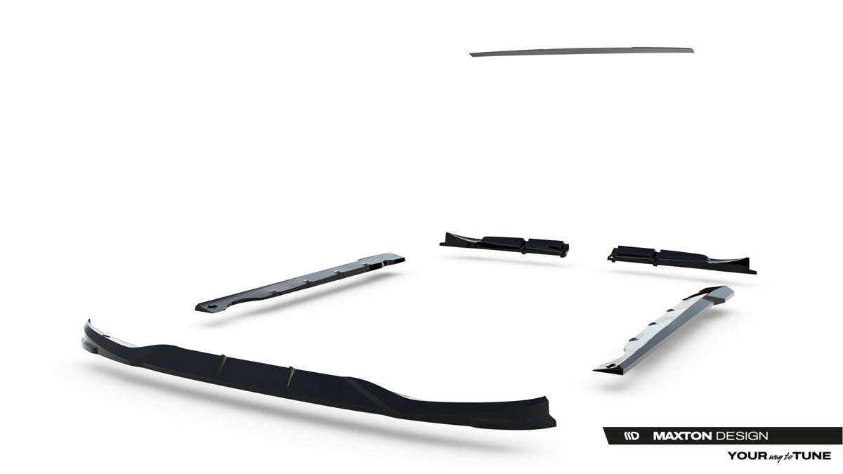 Set of Splitters suitable for Brabus Smart Fortwo C451 Facelift