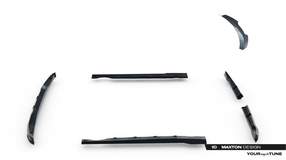 Set of Splitters suitable for Brabus Smart Fortwo C451 Facelift