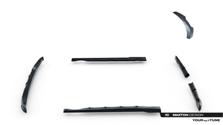 Set of Splitters suitable for Brabus Smart Fortwo C451 Facelift