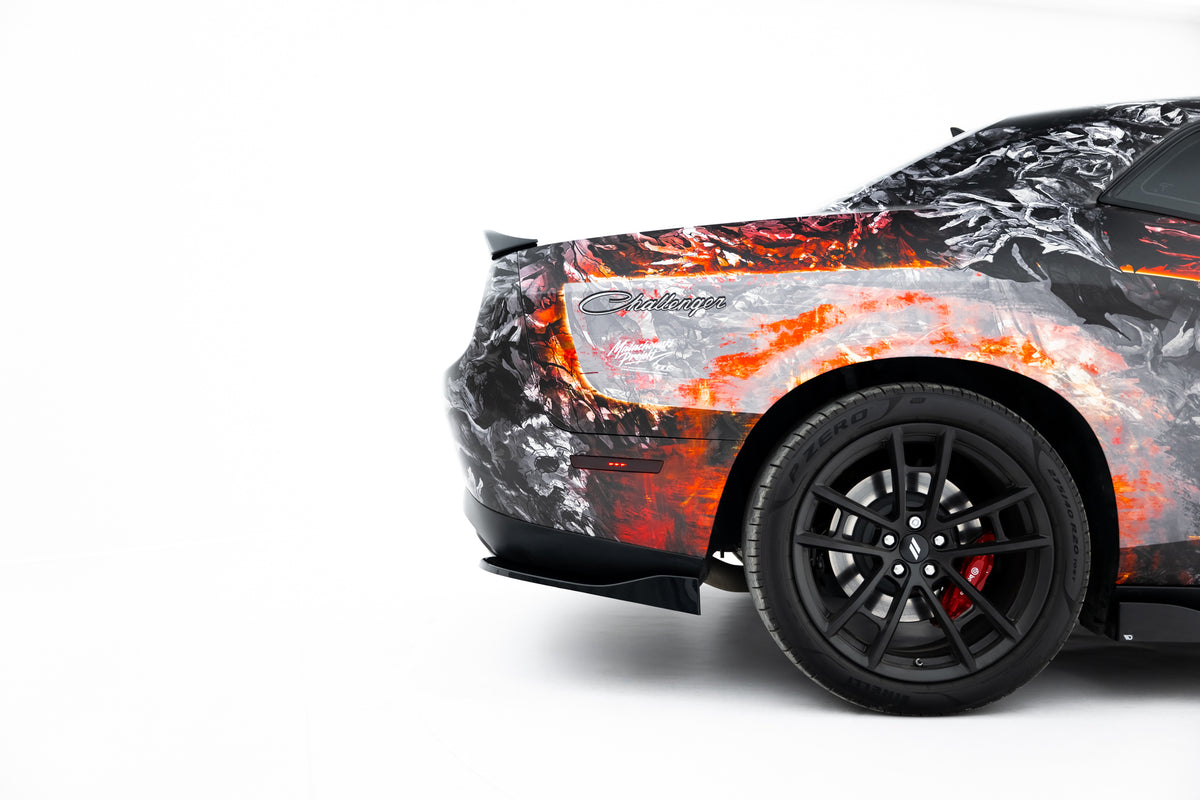 Set of Splitters suitable for Dodge Challenger GT Mk3 Facelift