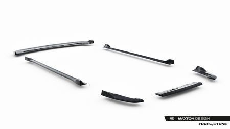 Set of Splitters suitable for Dodge Challenger SRT Hellcat Widebody Mk3
