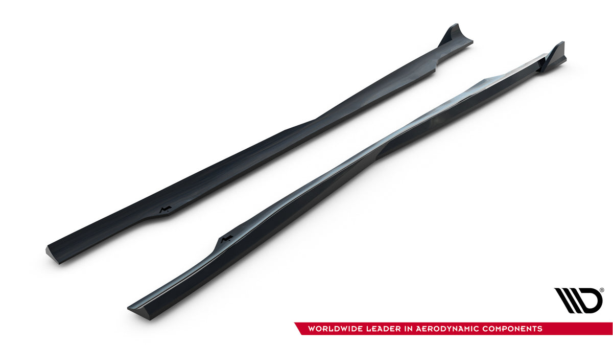 Set of Splitters suitable for Dodge Charger RT Scat Pack Widebody Mk3 Facelift