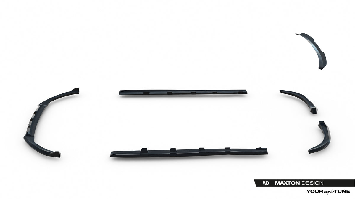 Set of Splitters suitable for Ford Focus ST Mk3 Facelift