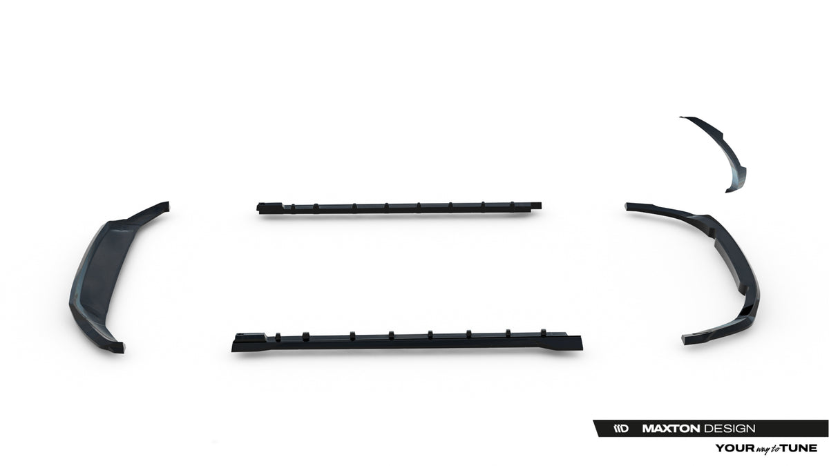 Set of Splitters suitable for Jaguar F-Pace R-Sport X761 Facelift
