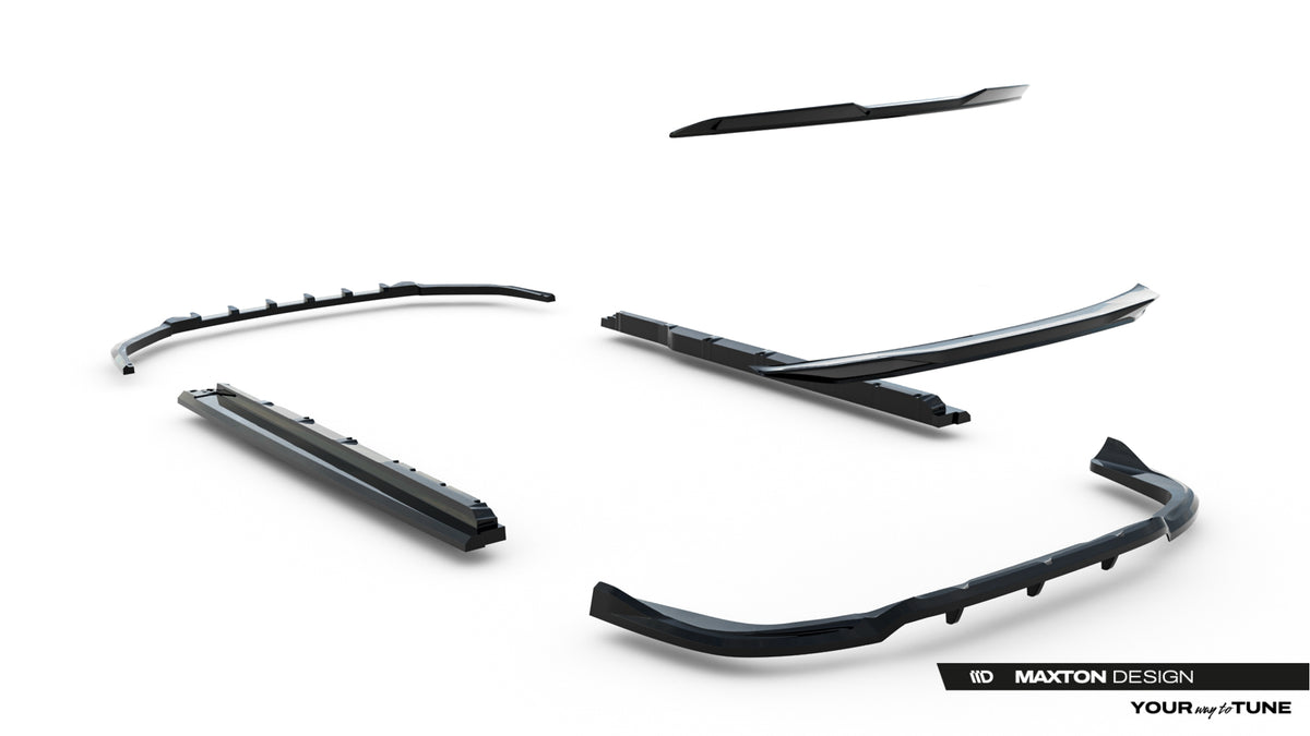 Set of Splitters suitable for Lexus RX F-Sport Mk4 Facelift