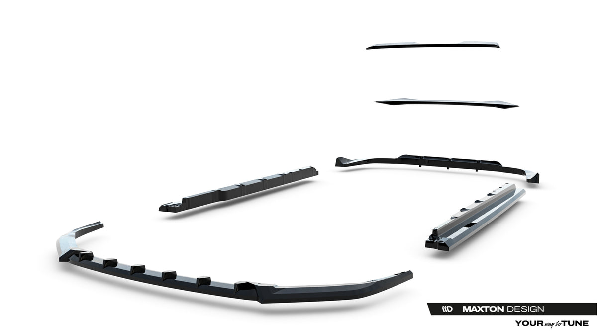 Set of Splitters suitable for Lexus RX F-Sport Mk4 Facelift