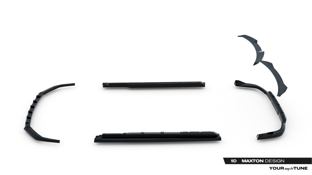 Set of Splitters suitable for Lexus RX F-Sport Mk4 Facelift