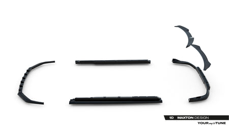 Set of Splitters suitable for Lexus RX F-Sport Mk4 Facelift