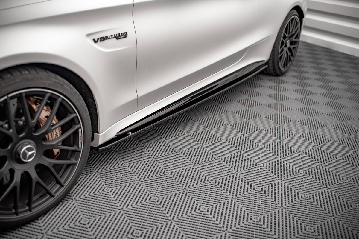 Set of Splitters suitable for Mercedes-AMG C 63 Coupe AMG Aero Pack C205 Facelift