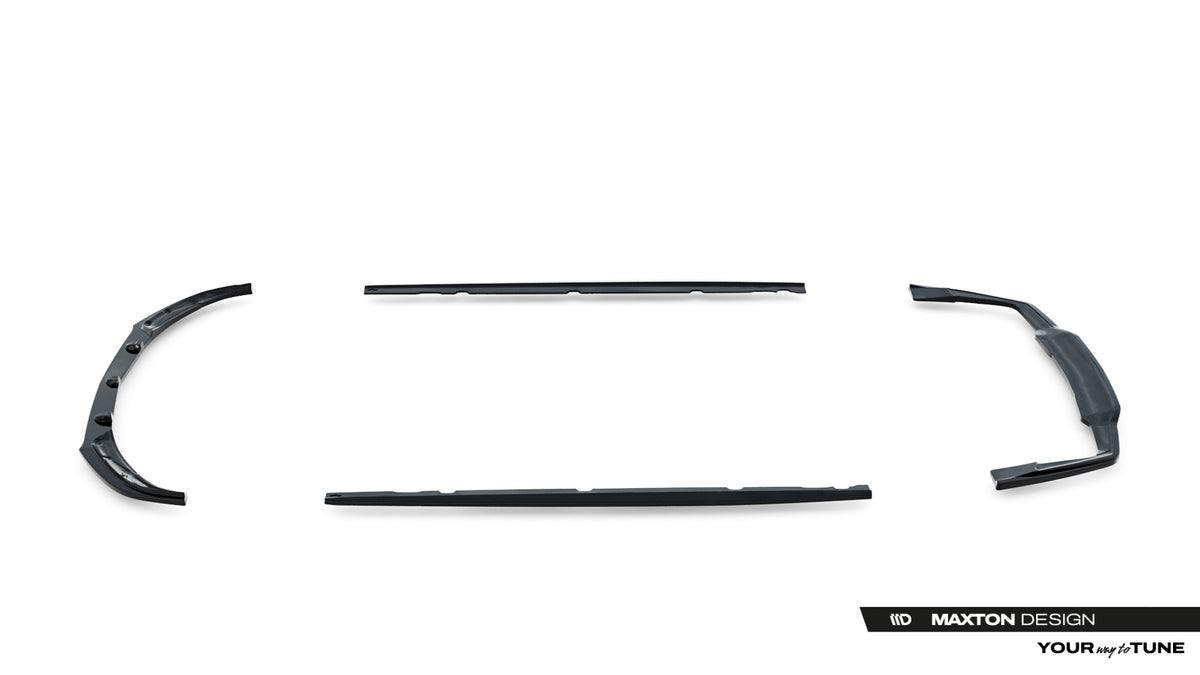 Set of Splitters suitable for Mercedes-AMG C 63 Coupe AMG Aero Pack C205 Facelift