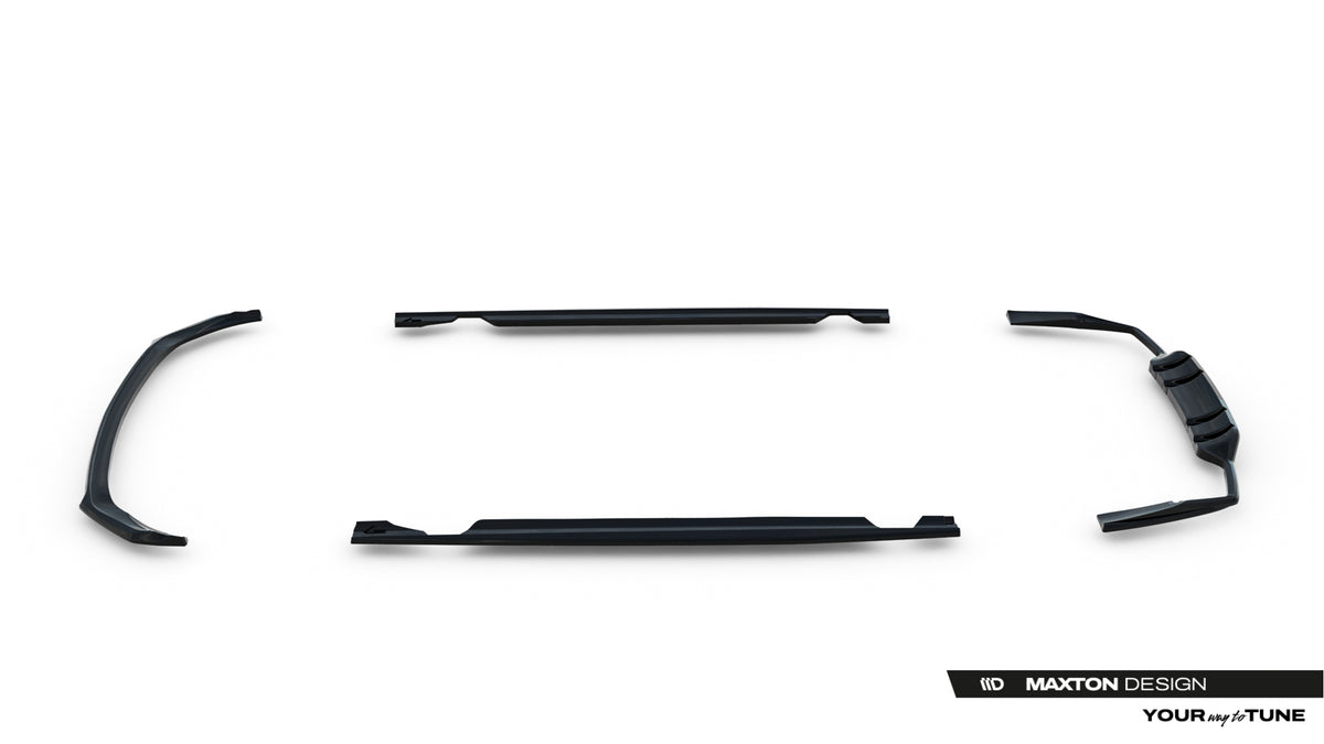 Set of Splitters suitable for Mercedes-AMG C43 Coupe C205 Facelift