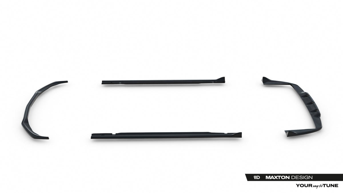 Set of Splitters suitable for Mercedes-AMG C63 Sedan / Estate W205 / S205
