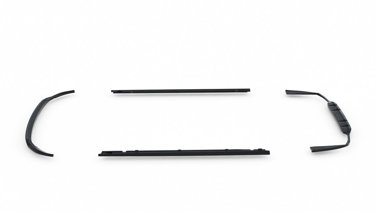 Set of Splitters suitable for Mercedes-Benz C AMG-Line Sedan / Estate W205 Facelift / S205 Facelift