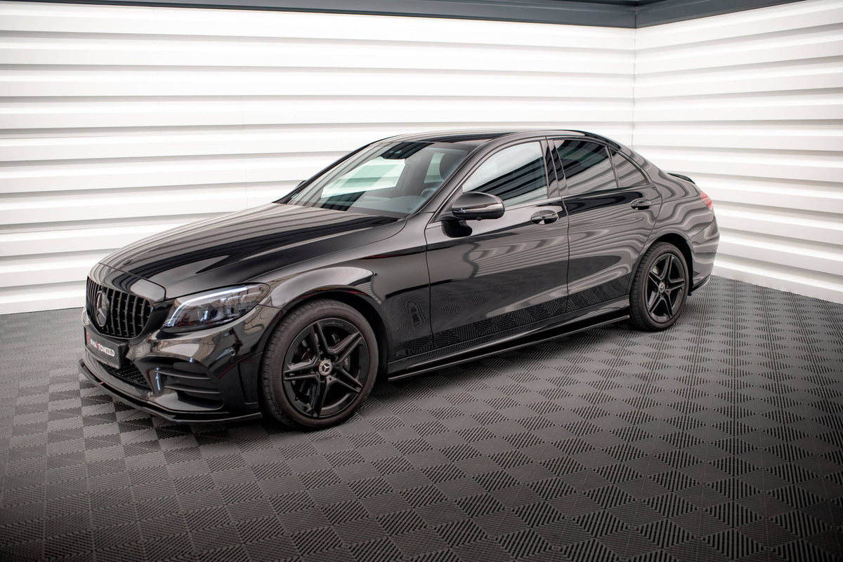 Set of Splitters suitable for Mercedes-Benz C AMG-Line Sedan / Estate W205 Facelift / S205 Facelift