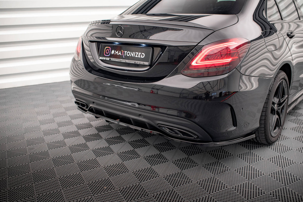 Set of Splitters suitable for Mercedes-Benz C AMG-Line Sedan / Estate W205 Facelift / S205 Facelift