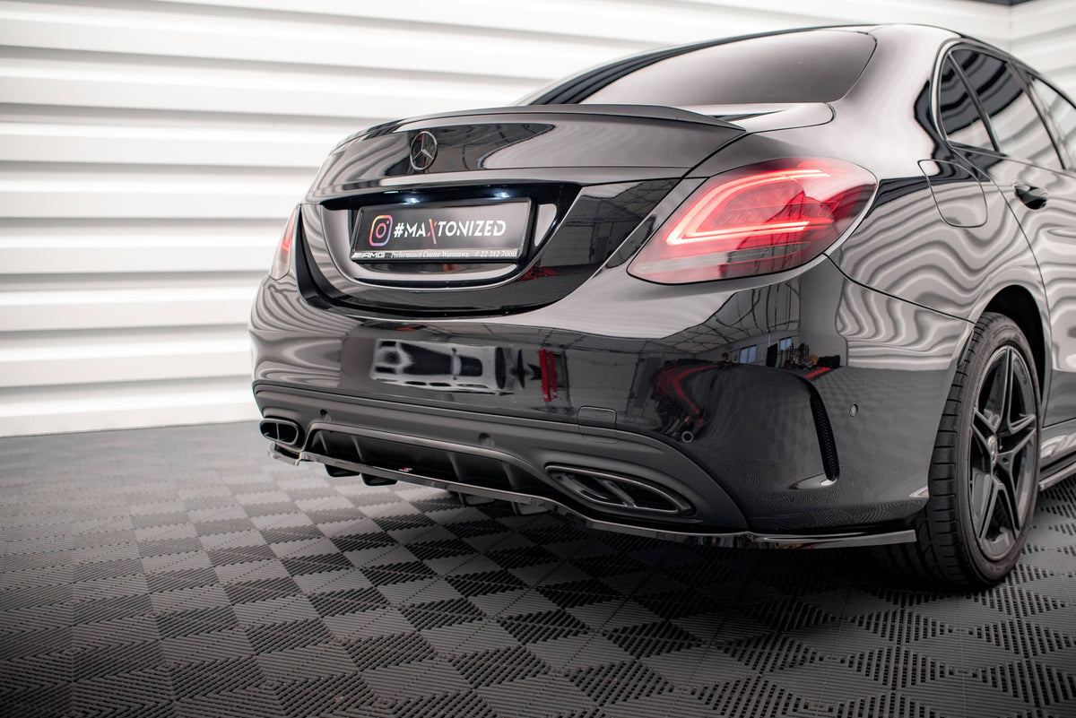 Set of Splitters suitable for Mercedes-Benz C AMG-Line Sedan / Estate W205 Facelift / S205 Facelift