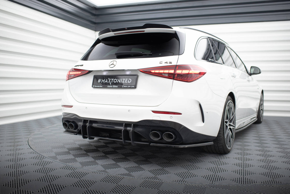 Set of Splitters suitable for Mercedes-Benz C Estate AMG-Line / 43 AMG S206