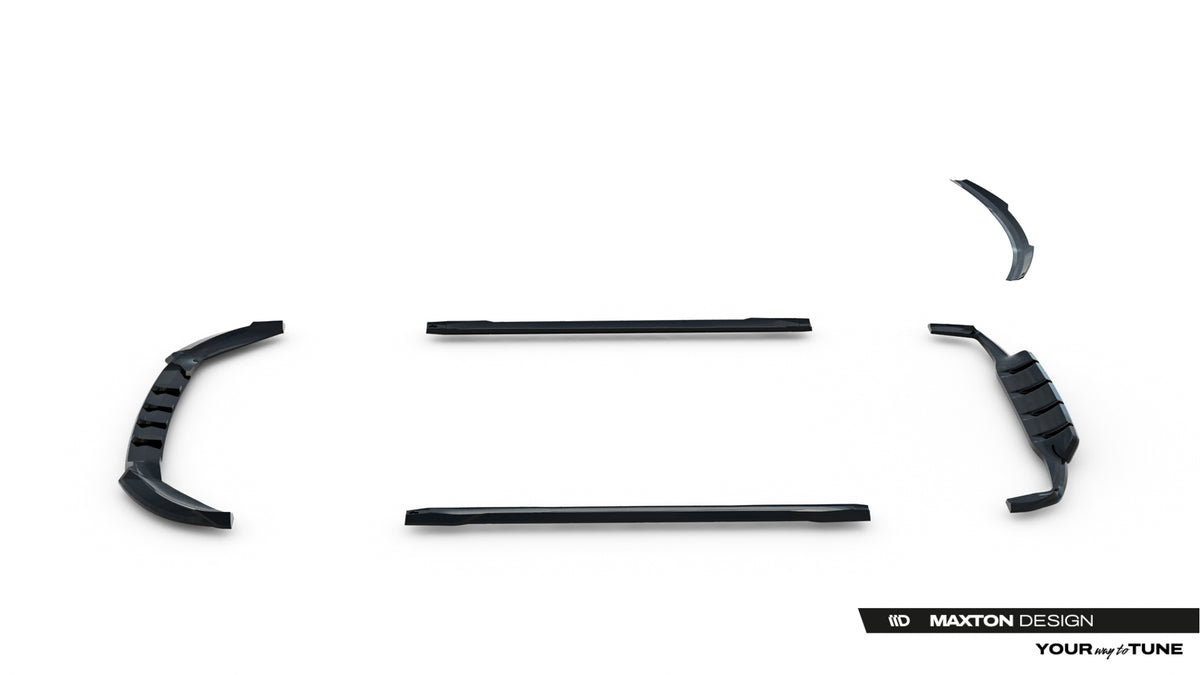 Set of Splitters suitable for Mercedes-Benz GLA 45 AMG X156 Facelift