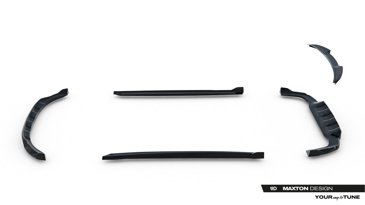 Set of Splitters suitable for Mercedes-Benz GLC Coupe C254