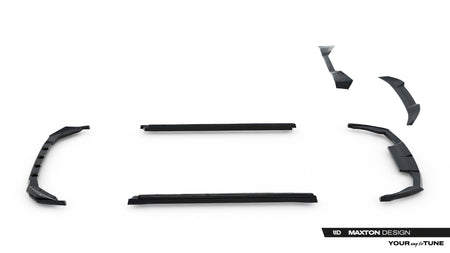 Set of Splitters suitable for Peugeot 408 Mk1