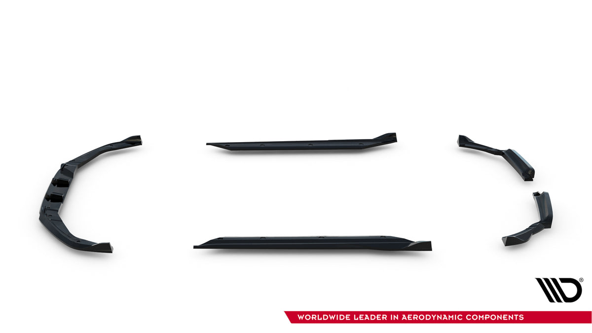 Set of Splitters suitable for Porsche 718 Cayman GTS 982c