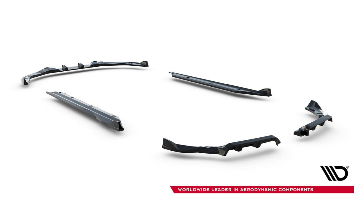 Set of Splitters suitable for Porsche 718 Cayman GTS 982c