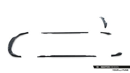 Set of Splitters suitable for Porsche Taycan Cross Turismo 4S