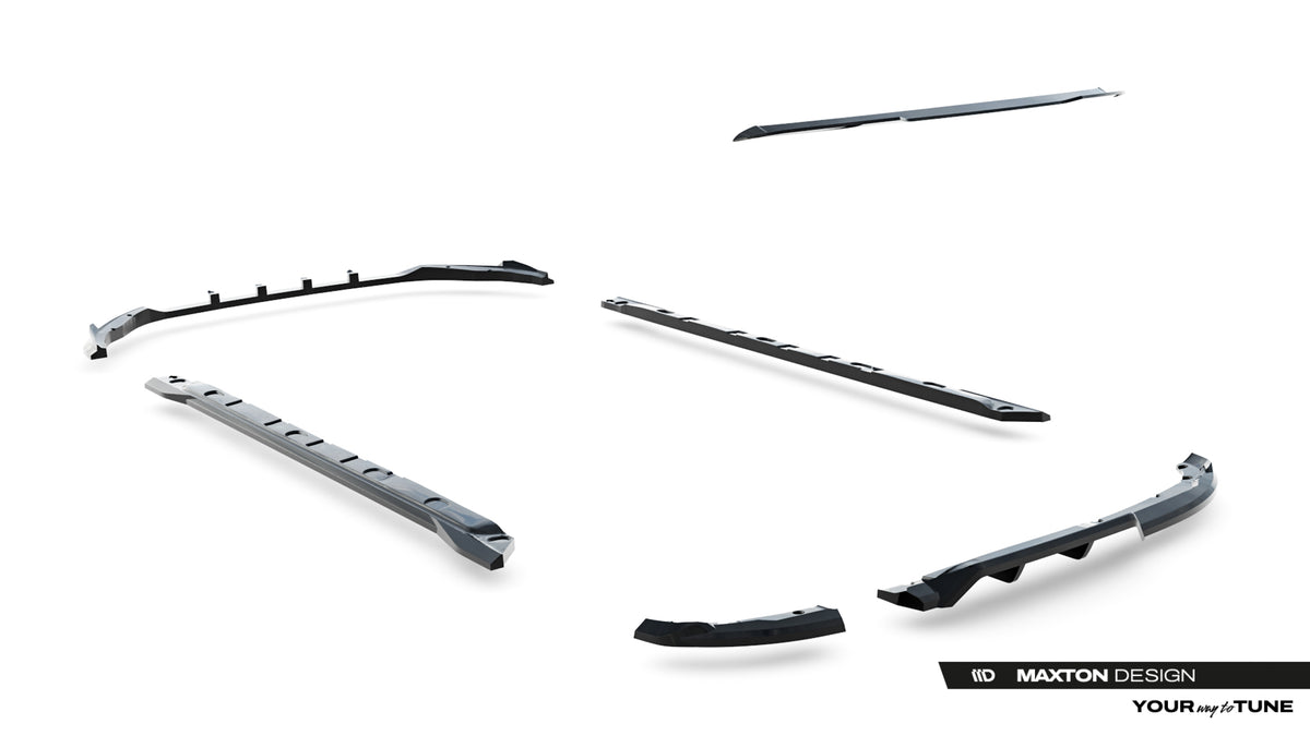 Set of Splitters suitable for Renault Clio Mk5 Facelift