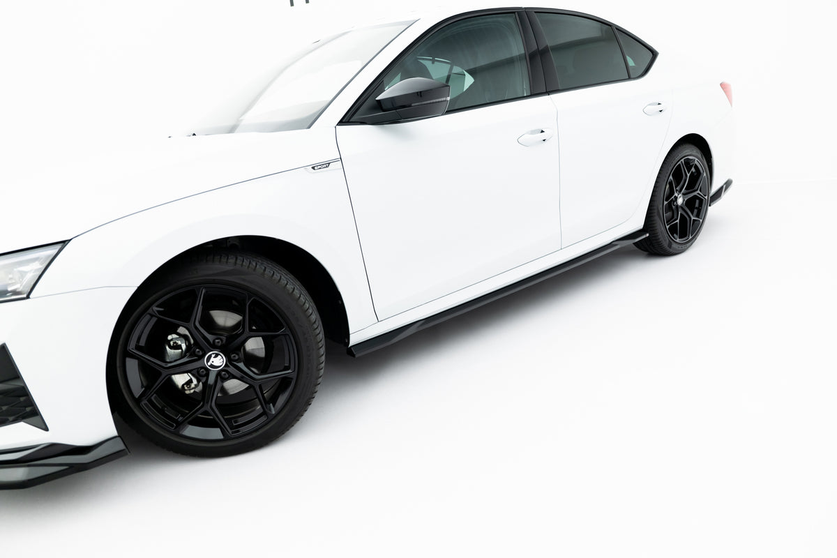 Set of Splitters suitable for Skoda Octavia Sportline Liftback / Combi Mk4 Facelift