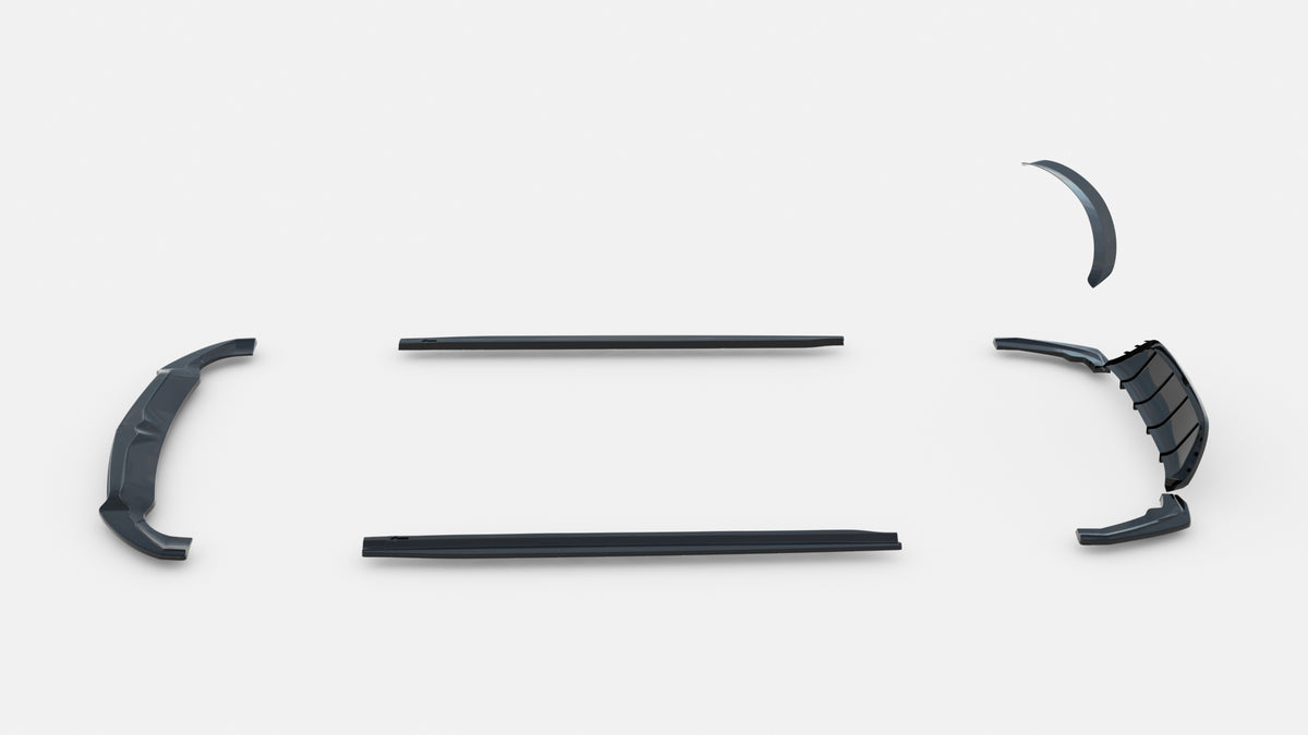 Set of Splitters suitable for Skoda Scala Mk1